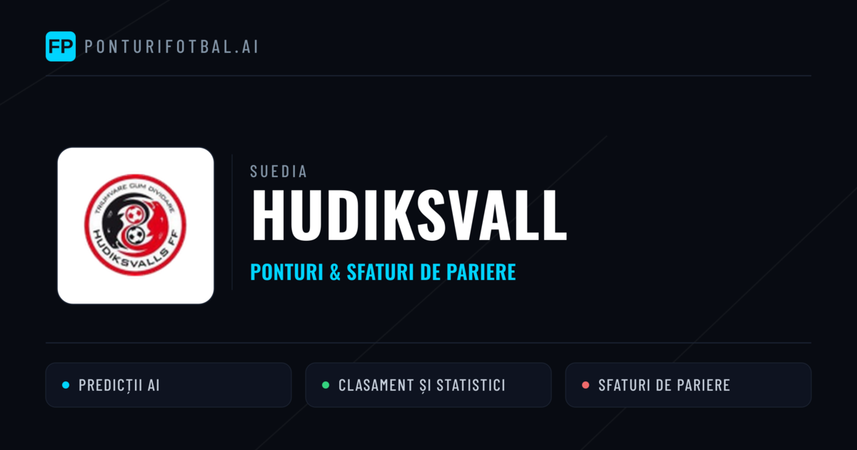 Hudiksvall Ponturi și statistici