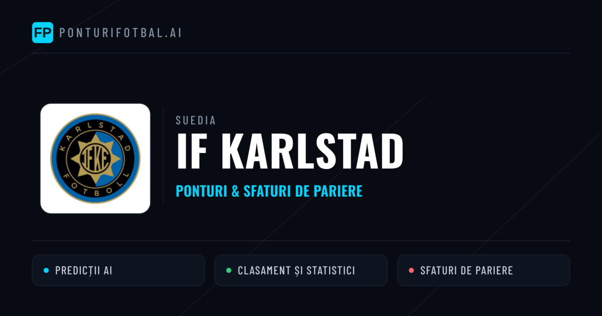 IF Karlstad Ponturi și statistici