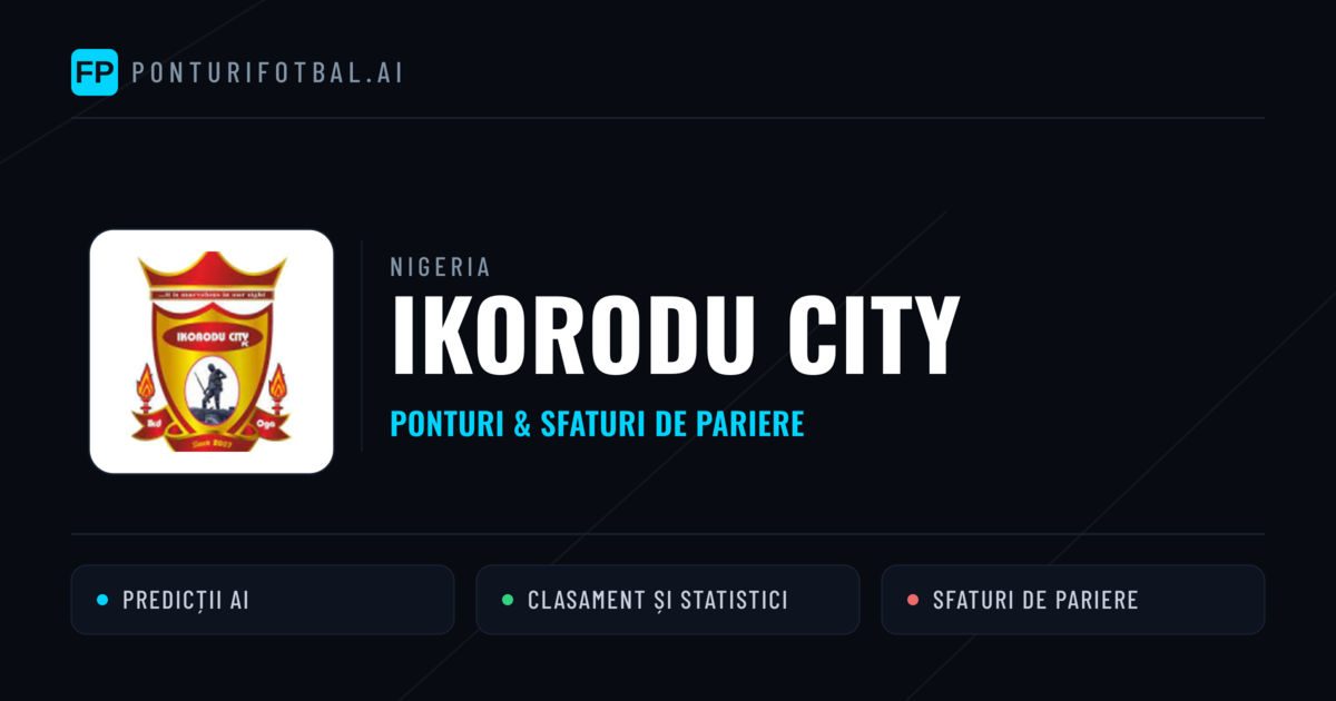 Ikorodu City Ponturi și statistici