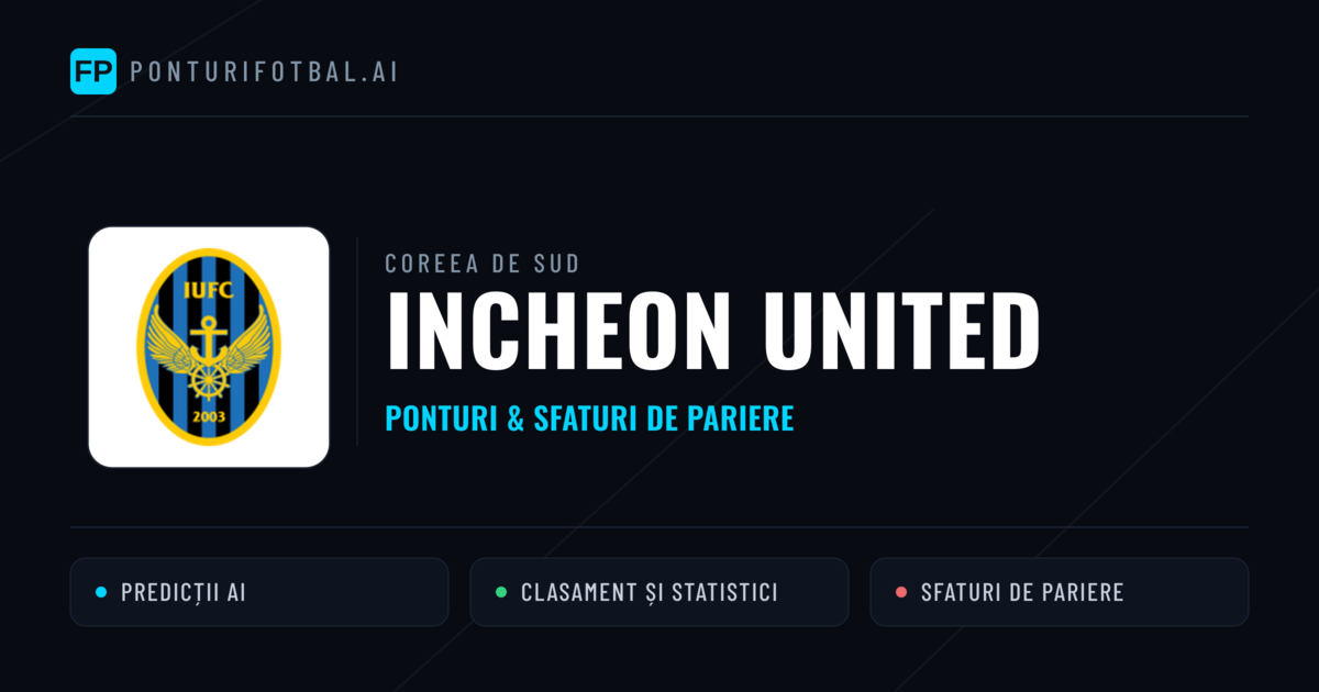 Incheon United Ponturi și statistici