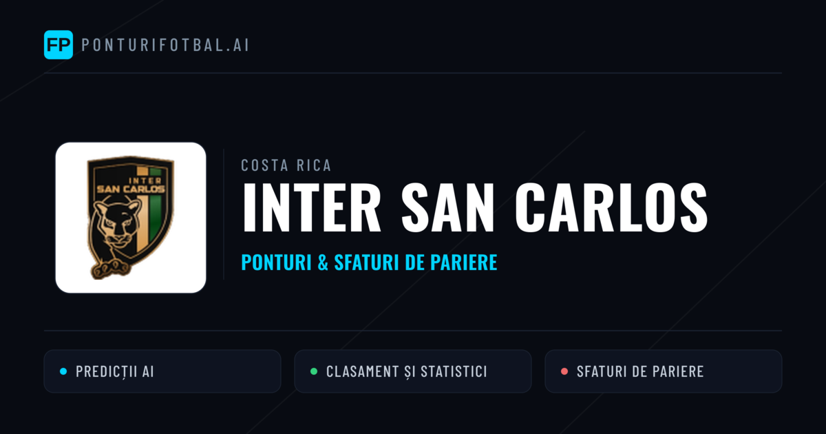 Inter San Carlos Ponturi și statistici