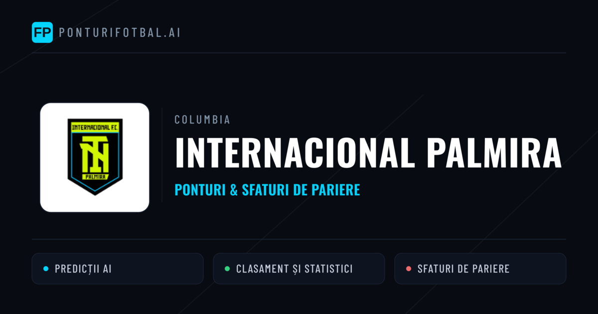 Internacional Palmira Ponturi și statistici
