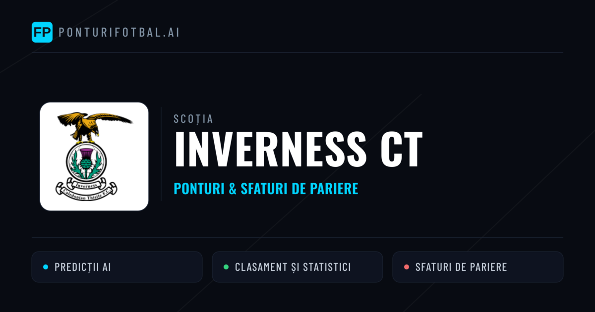 Inverness CT Ponturi și statistici