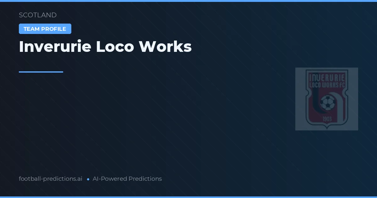 Inverurie Loco Works Ponturi și statistici