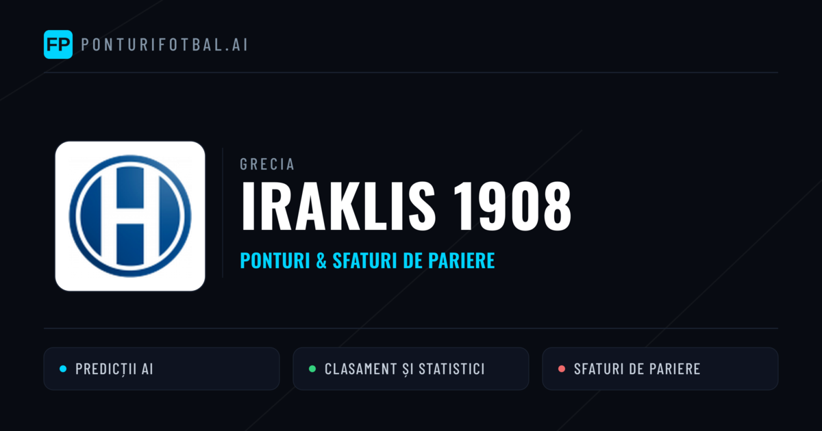 Iraklis 1908 Ponturi și statistici