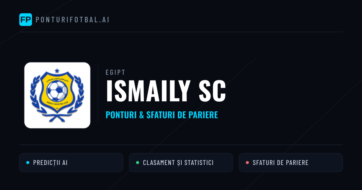 Ismaily SC Ponturi și statistici