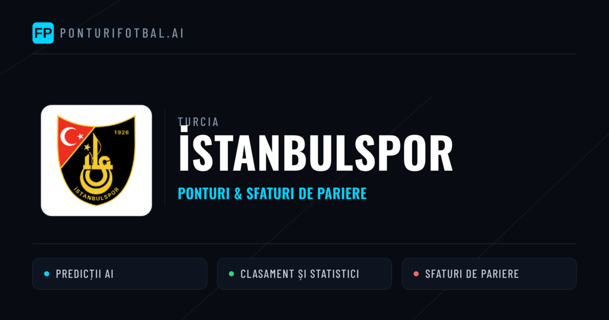 İstanbulspor Ponturi și statistici