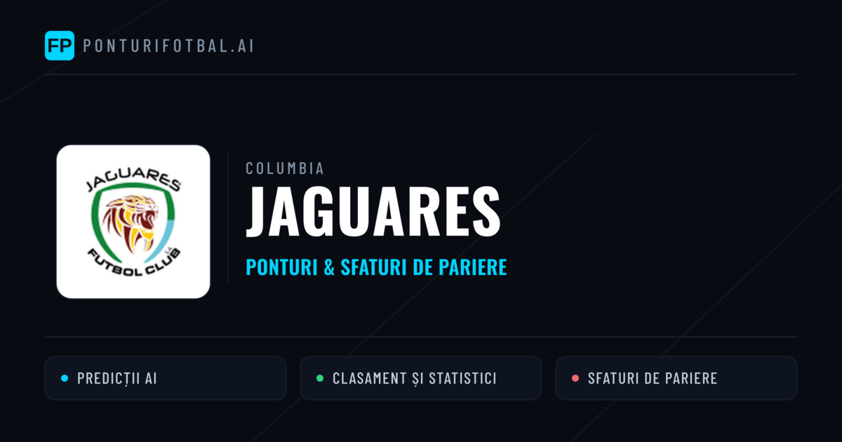 Jaguares Ponturi și statistici
