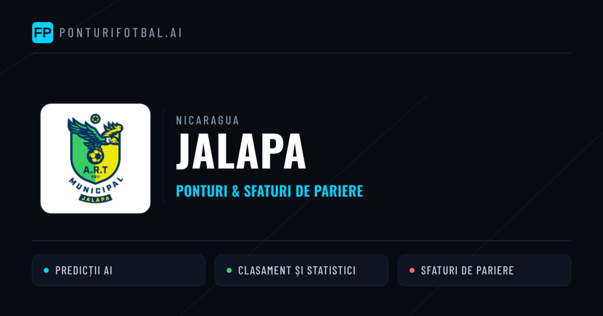 Jalapa Ponturi și statistici