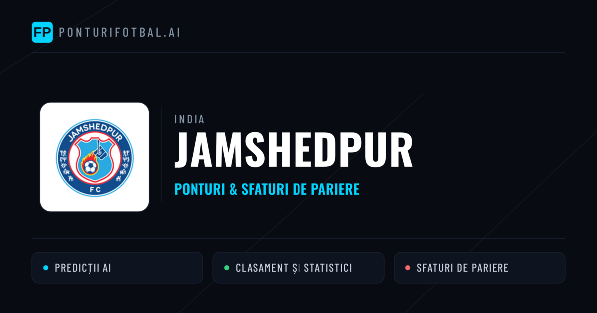 Jamshedpur Ponturi și statistici