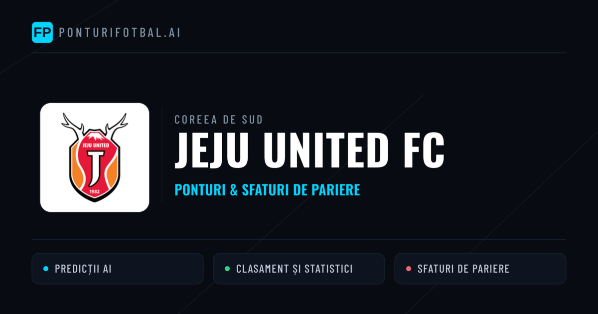 Jeju United FC Ponturi și statistici