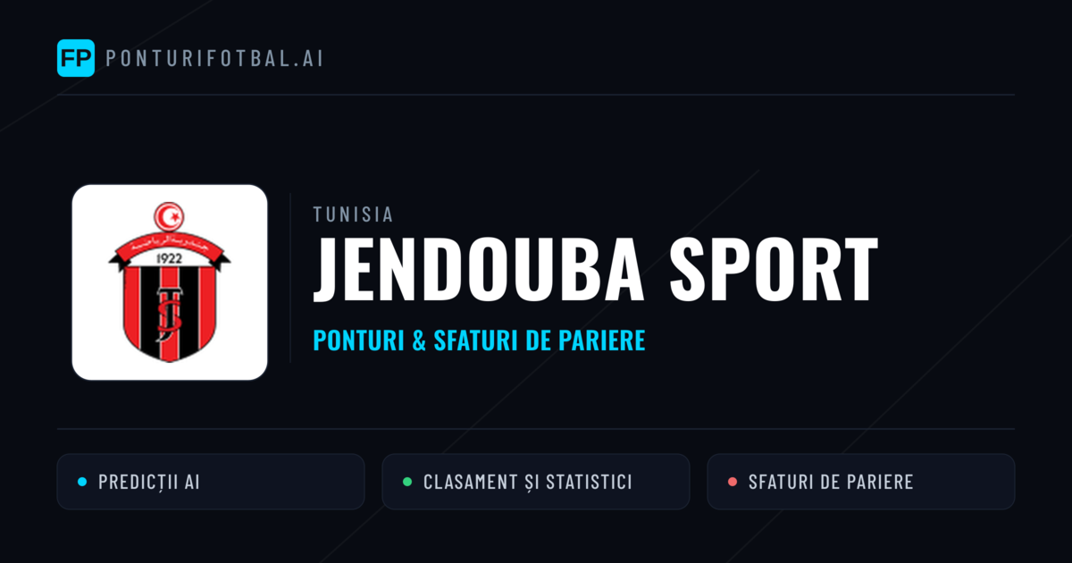 Jendouba Sport Ponturi și statistici