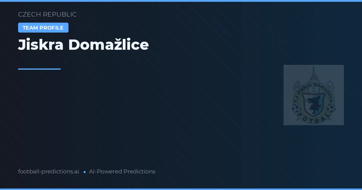 Jiskra Domažlice Ponturi și statistici