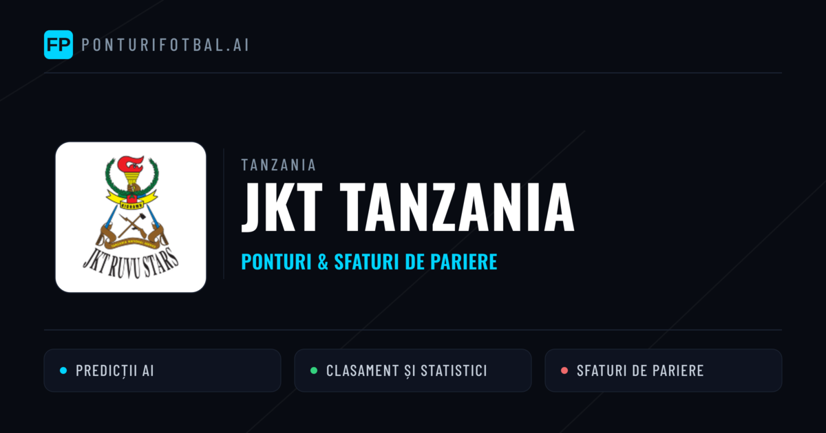 JKT Tanzania Ponturi și statistici