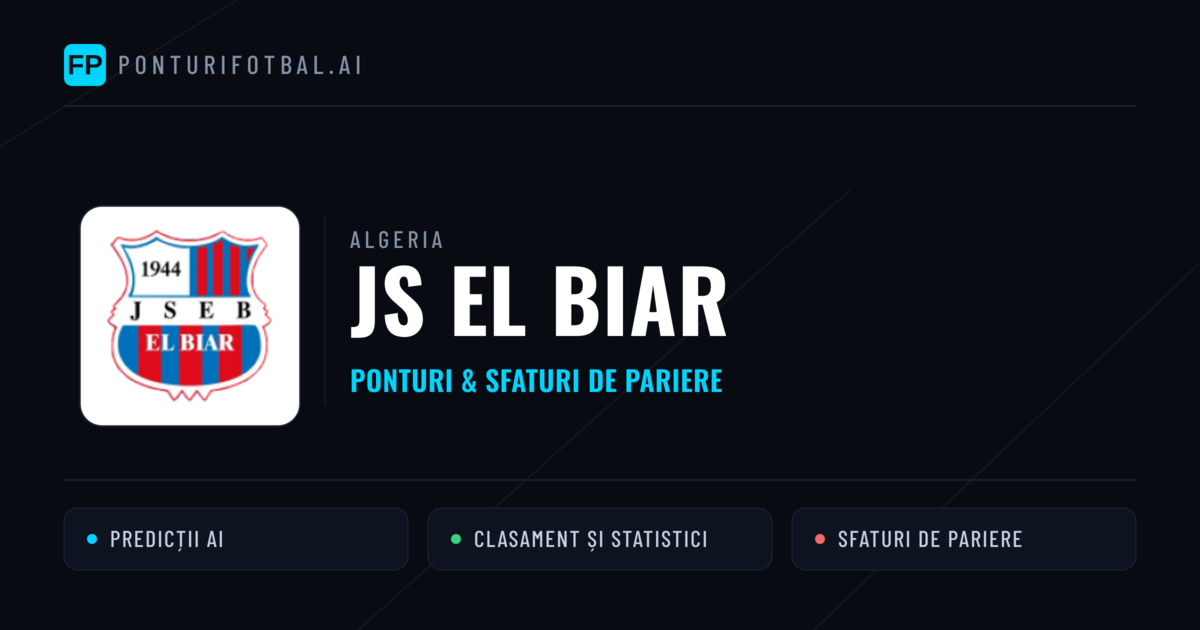 JS El Biar Ponturi și statistici