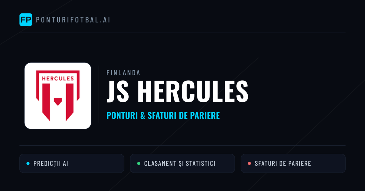 JS Hercules Ponturi și statistici