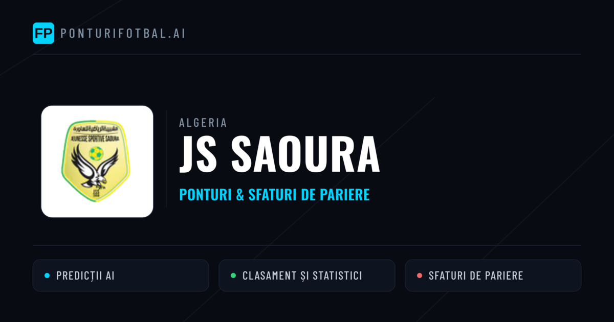 JS Saoura Ponturi și statistici