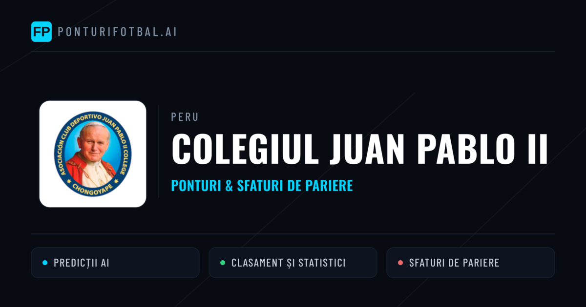 Colegiul Juan Pablo II Ponturi și statistici