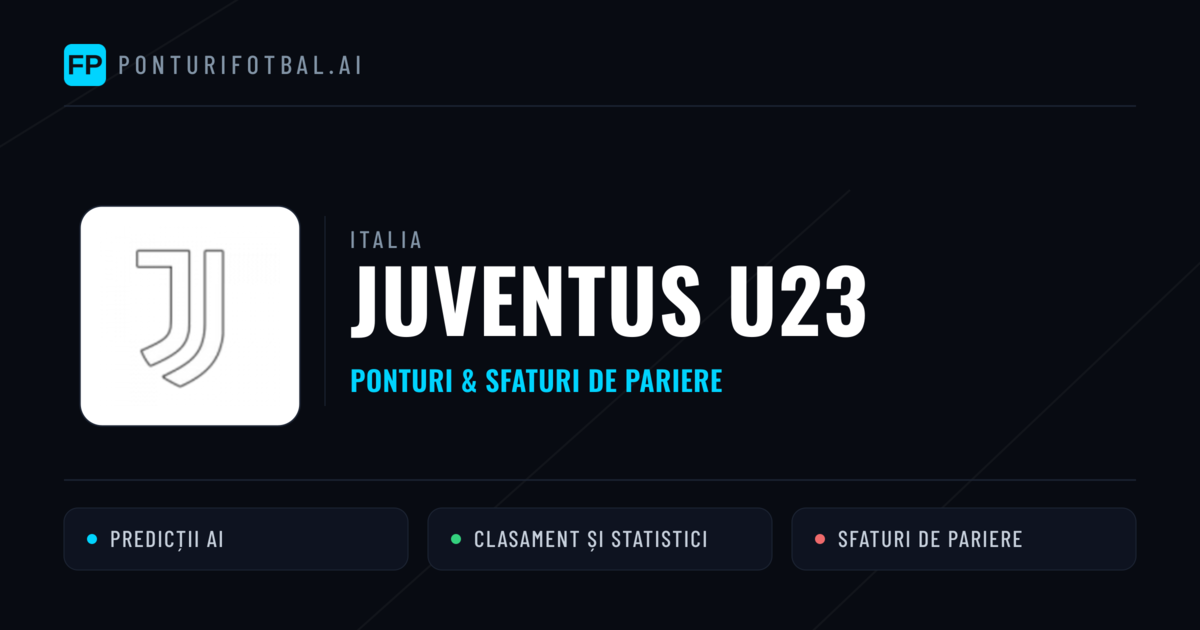 Juventus U23 Ponturi și statistici