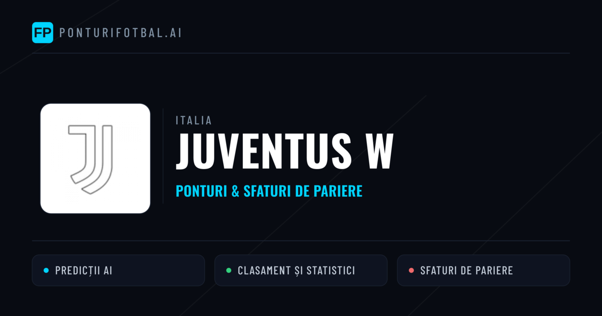 Juventus W Ponturi și statistici