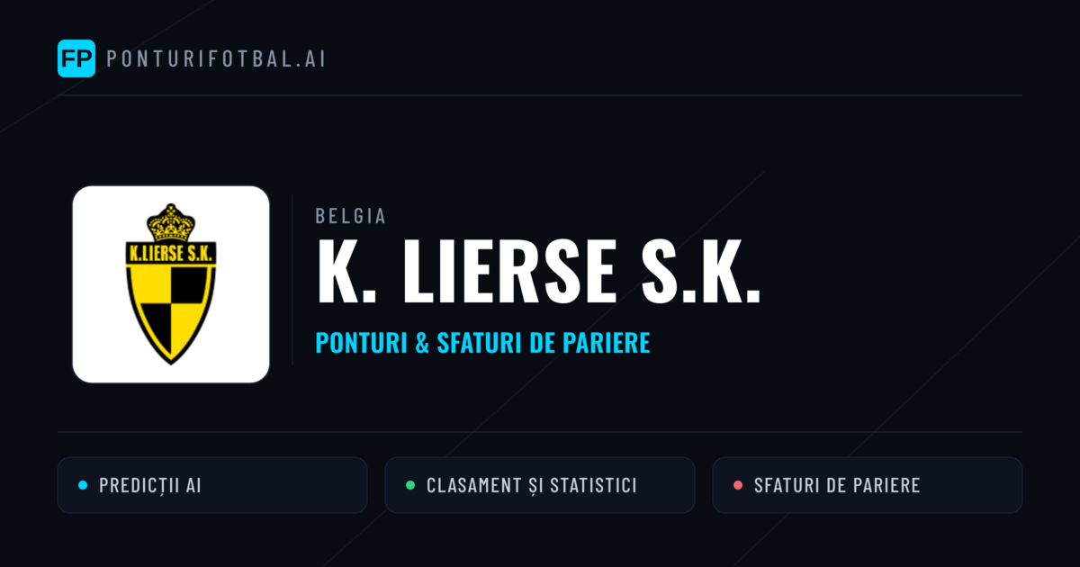 K. Lierse S.K. Ponturi și statistici