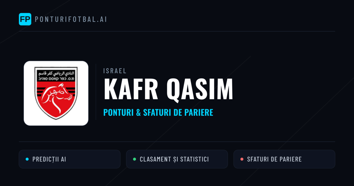 Kafr Qasim Ponturi și statistici
