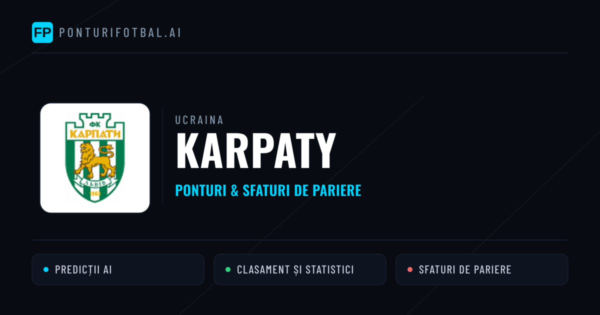 Karpaty Ponturi și statistici