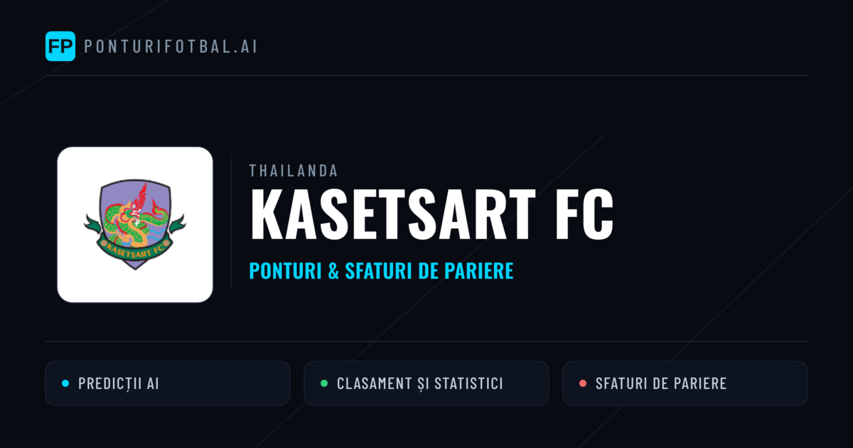 Kasetsart FC Ponturi și statistici