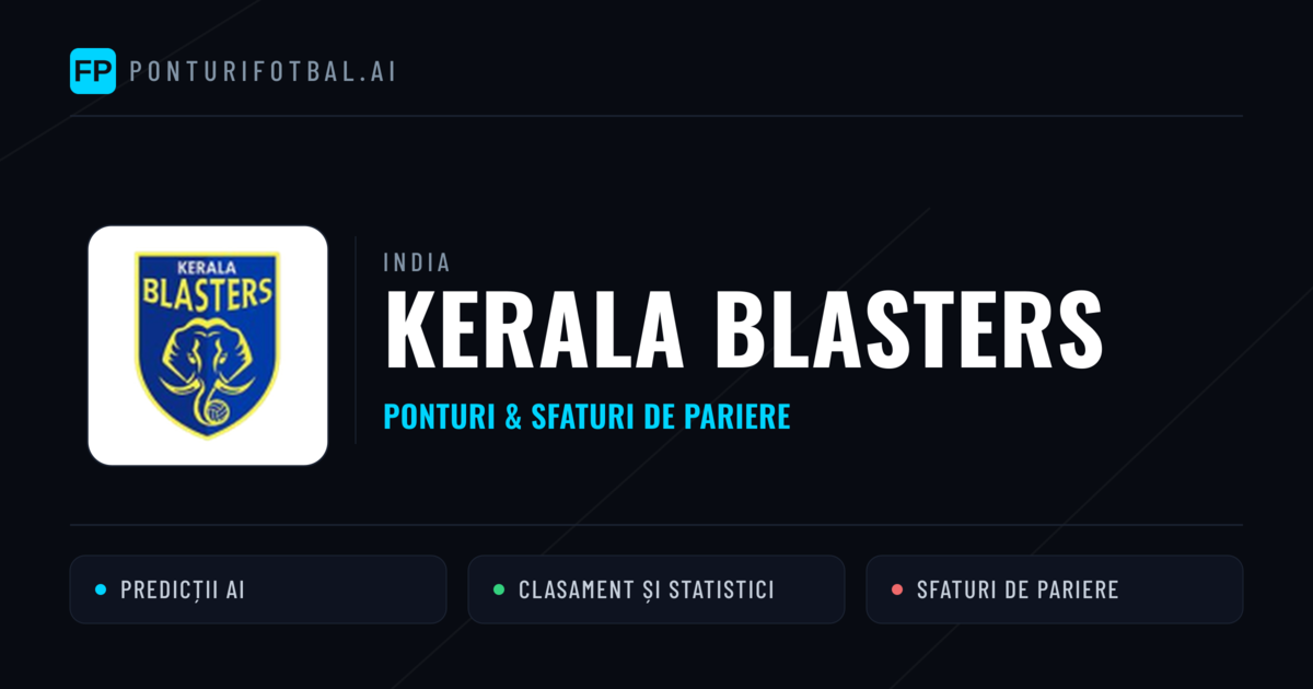 Kerala Blasters Ponturi și statistici