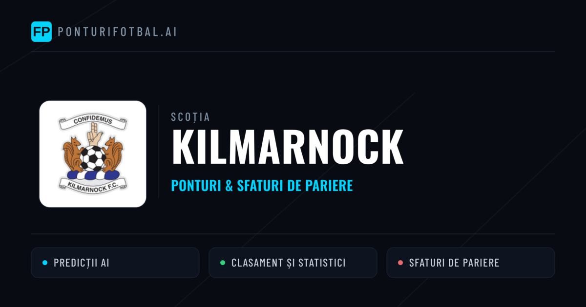 Kilmarnock Ponturi și statistici