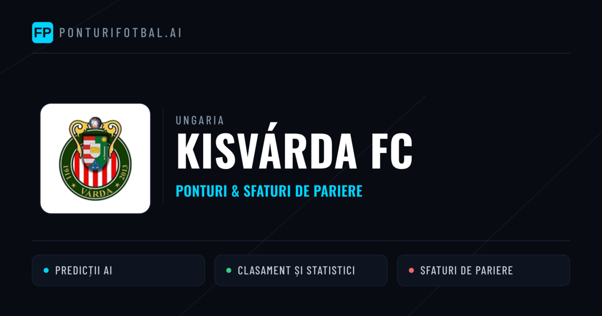 Kisvárda FC Ponturi și statistici