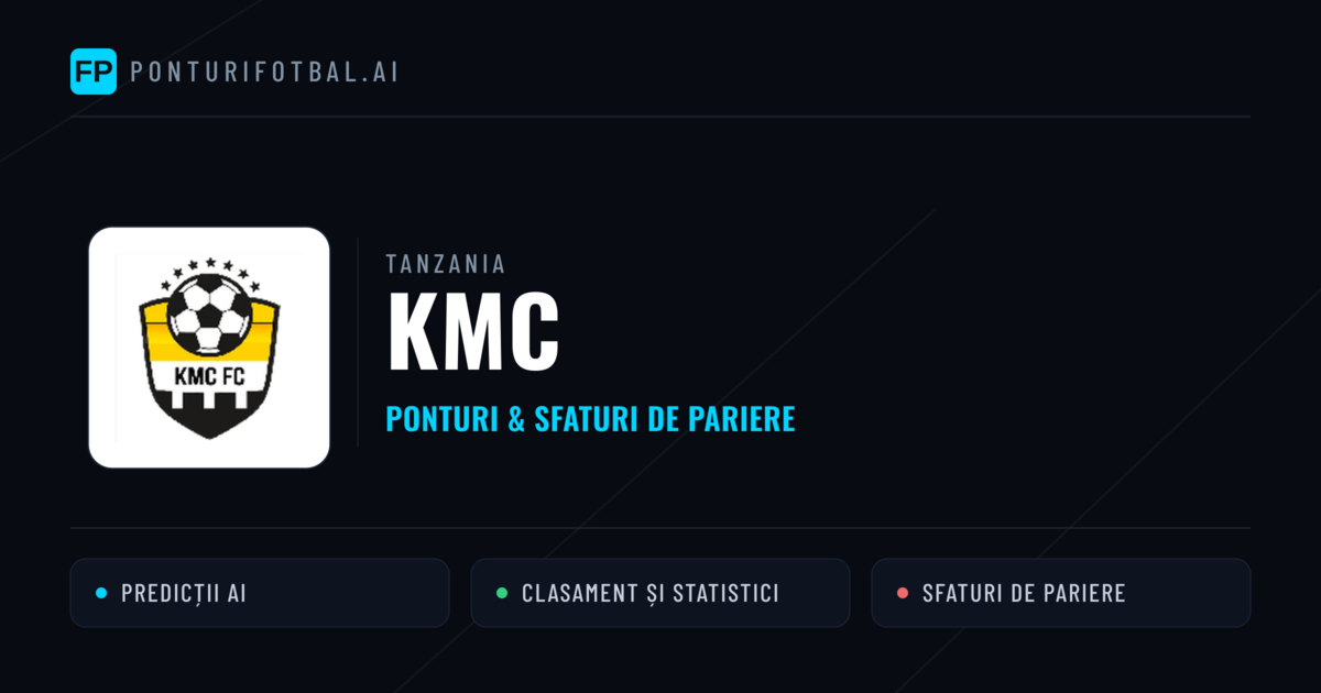 KMC Ponturi și statistici