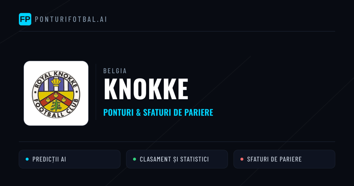 Knokke Ponturi și statistici
