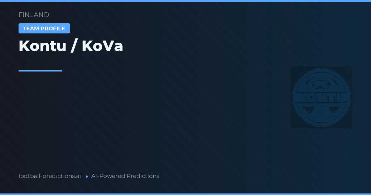 Kontu / KoVa Ponturi și statistici