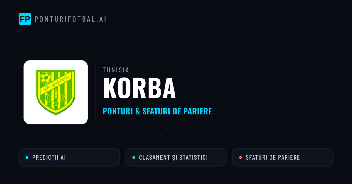 Korba Ponturi și statistici
