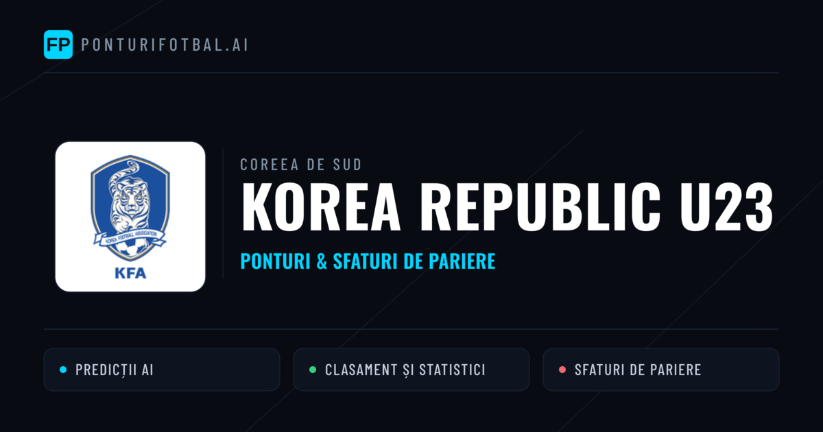 Korea Republic U23 Ponturi și statistici