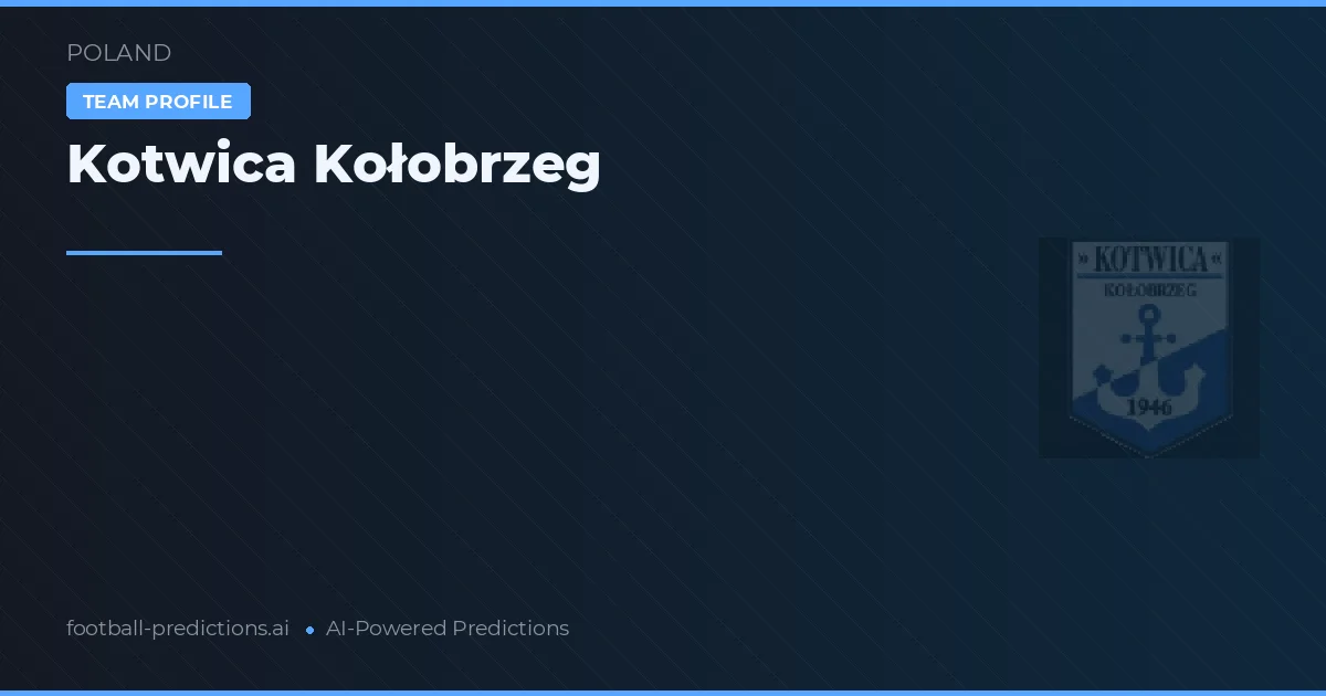 Kotwica Kołobrzeg Ponturi și statistici