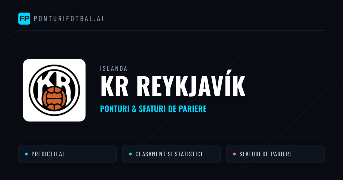 KR Reykjavík Ponturi și statistici