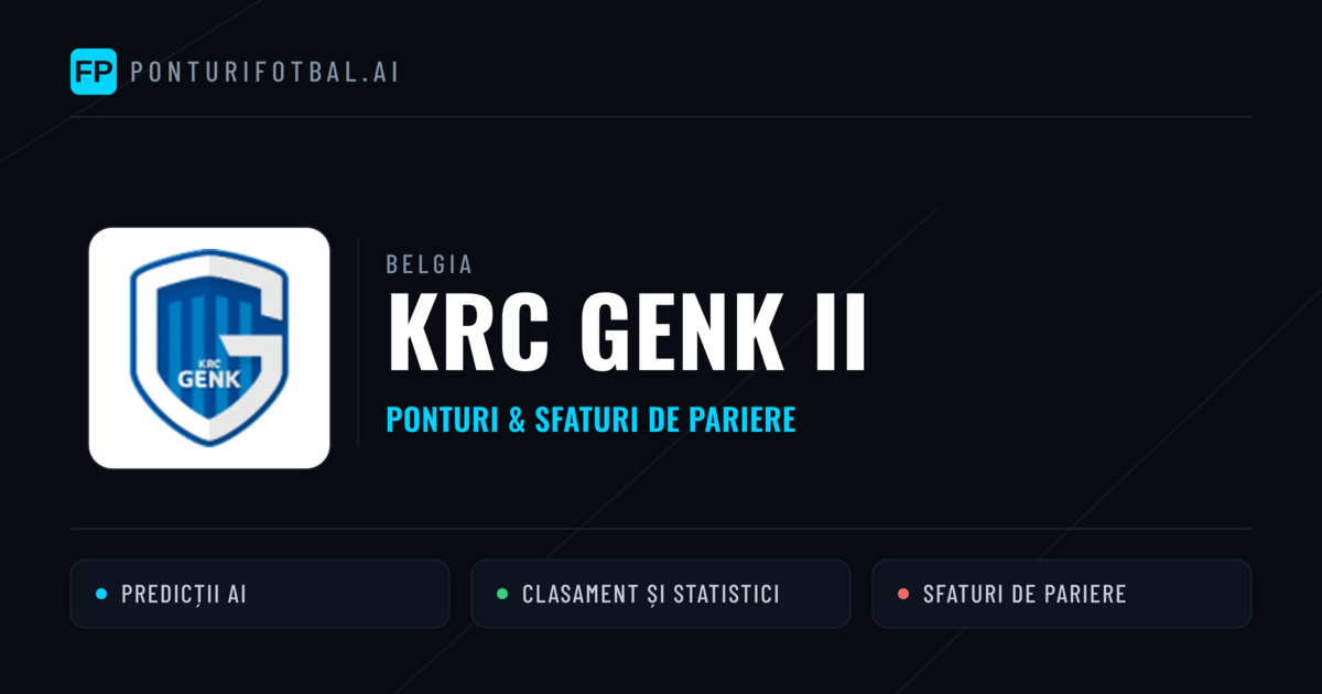 KRC Genk II Ponturi și statistici