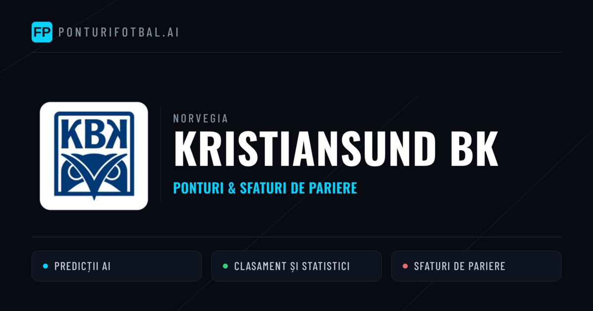 Kristiansund BK Ponturi și statistici