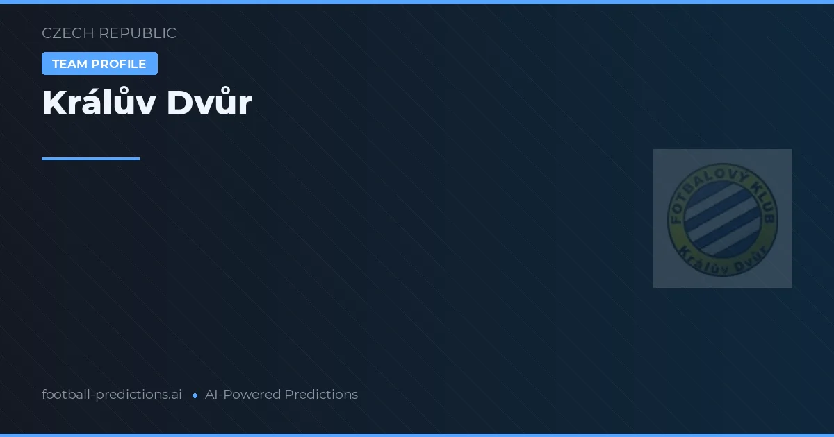 Králův Dvůr Ponturi și statistici