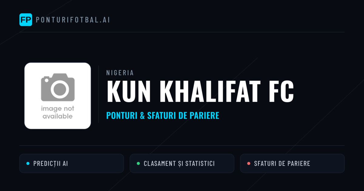 Kun Khalifat FC Ponturi și statistici