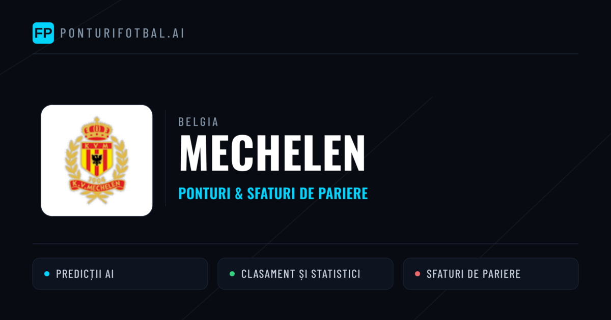 Mechelen Ponturi și statistici