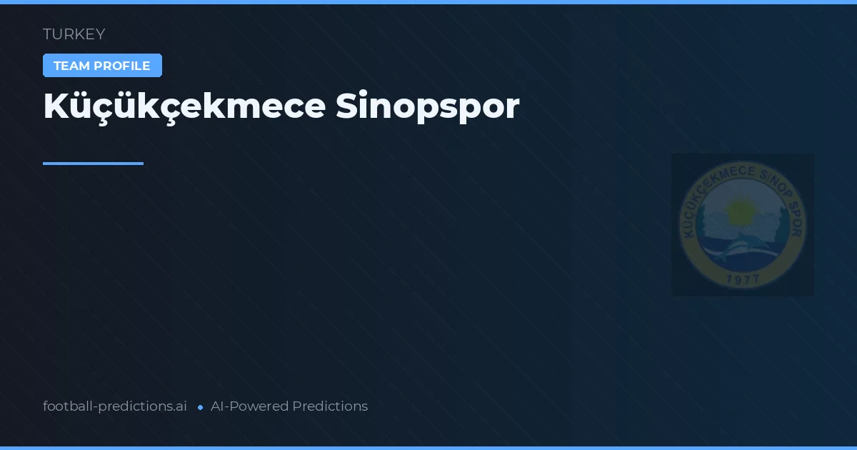 Küçükçekmece Sinopspor Ponturi și statistici