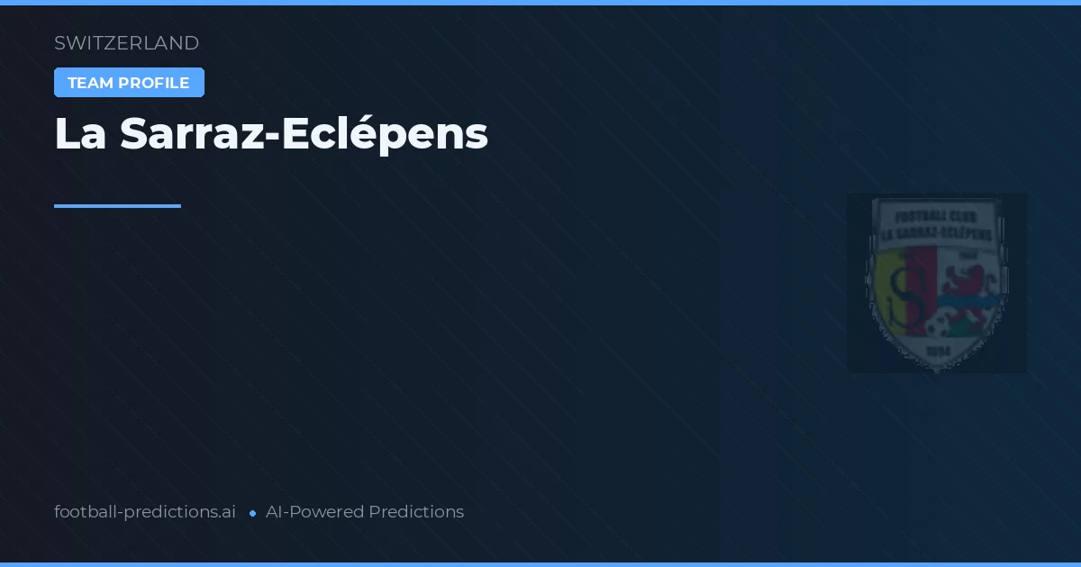 La Sarraz-Eclépens Ponturi și statistici