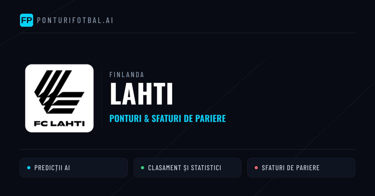 Lahti Ponturi și statistici