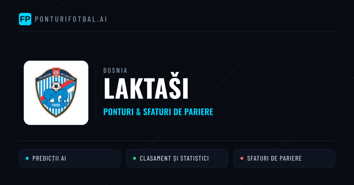 Laktaši Ponturi și statistici