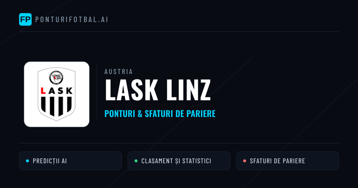 LASK Linz Ponturi și statistici