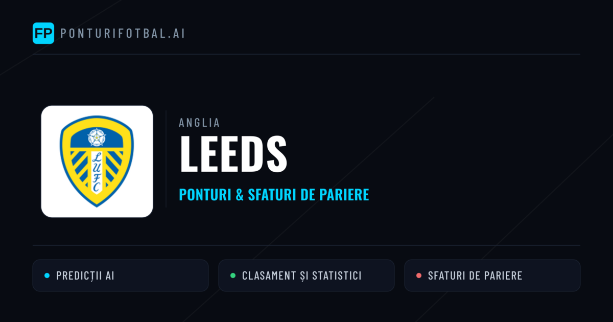 Leeds Ponturi și statistici