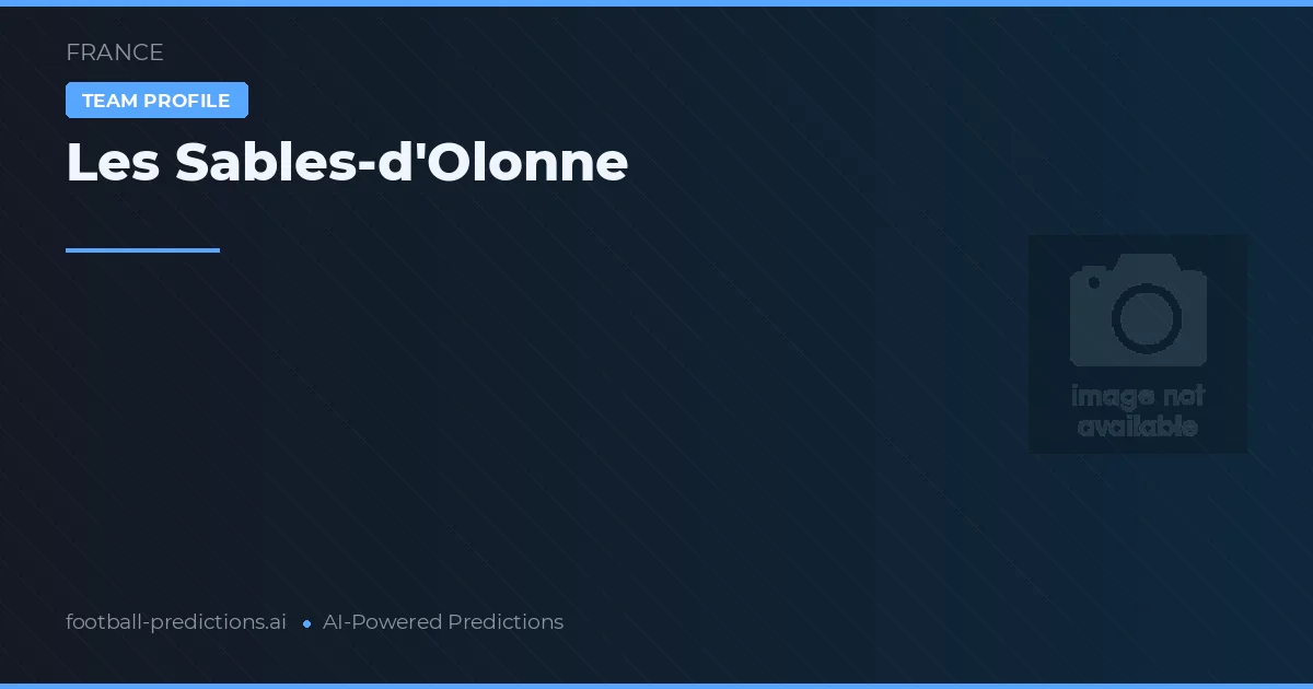 Les Sables-d'Olonne Ponturi și statistici